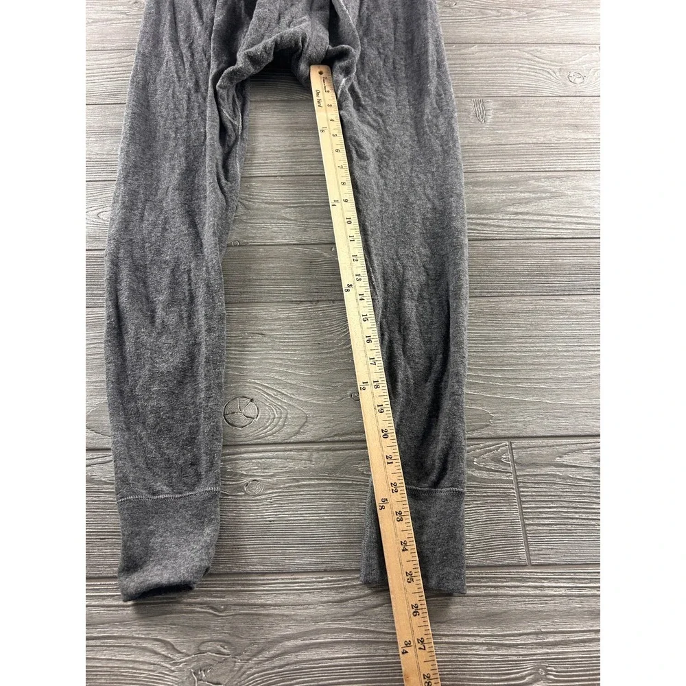 LL Bean Mens Gray Wool Blend Union Suit Thermal Bodysuit 237789 Small Regular